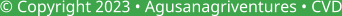 � Copyright 2023 � Agusanagriventures � CVD